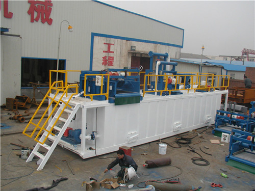 Mud tanks for Hubei 417 Geological Exploration Team